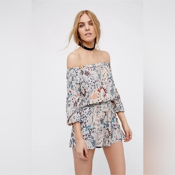 EUC - Free People Pretty and Free Romper - size S - Picture 1 of 5